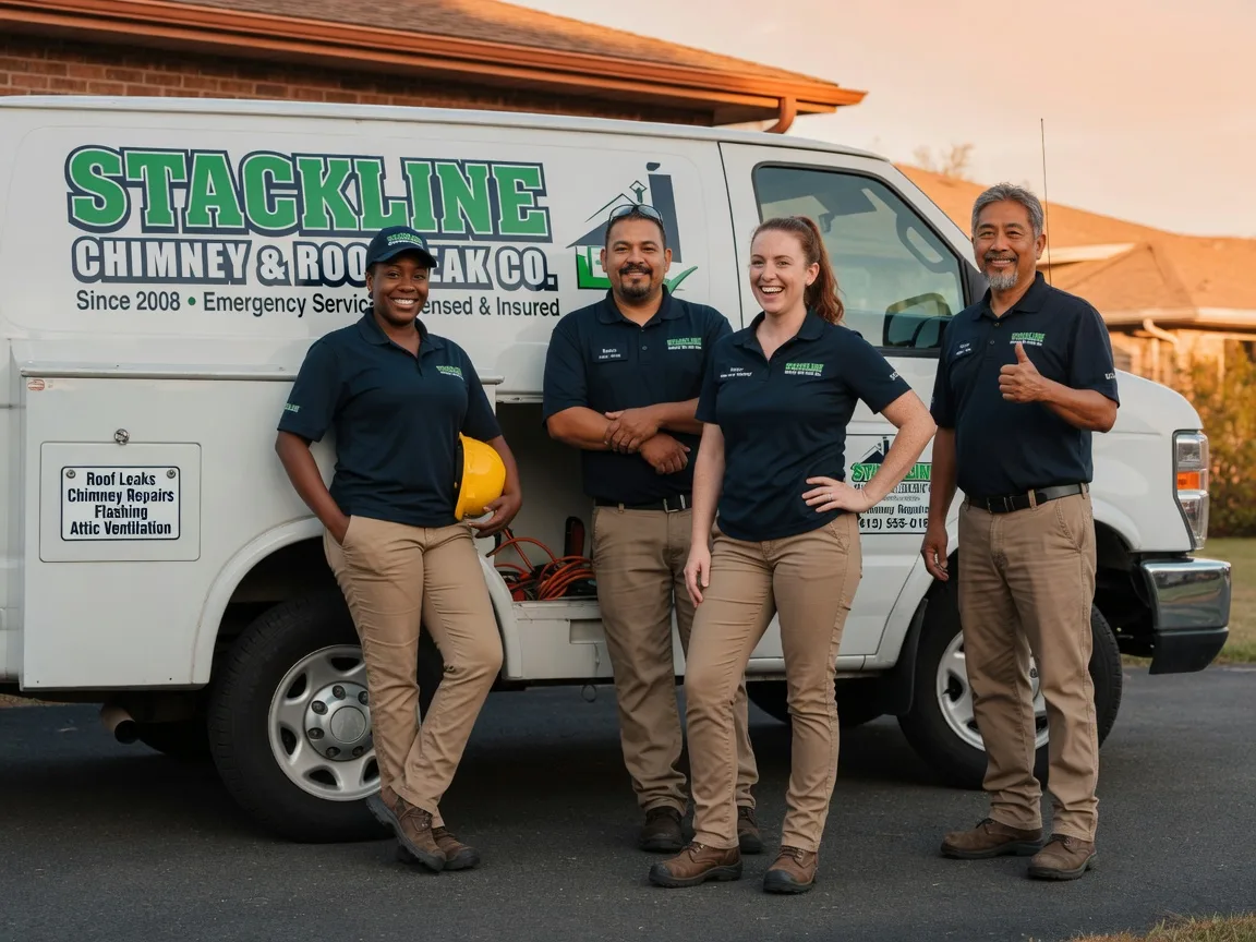 Chimney flashing repair company in Left Hand, WV